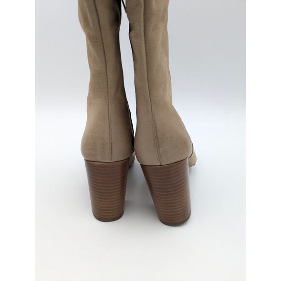 Dolce Vita Tan Heeled Boots - Picture 4 of 15